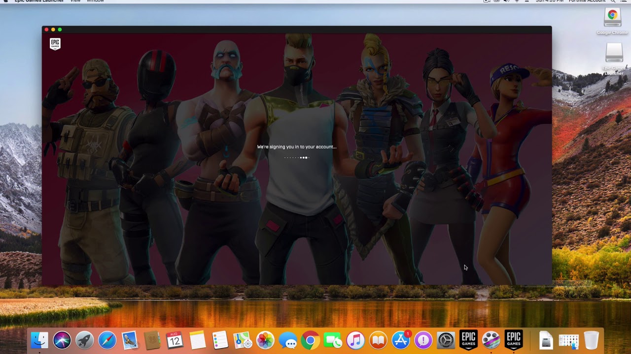my mac says it isnt fit for fortnite and it wont launch